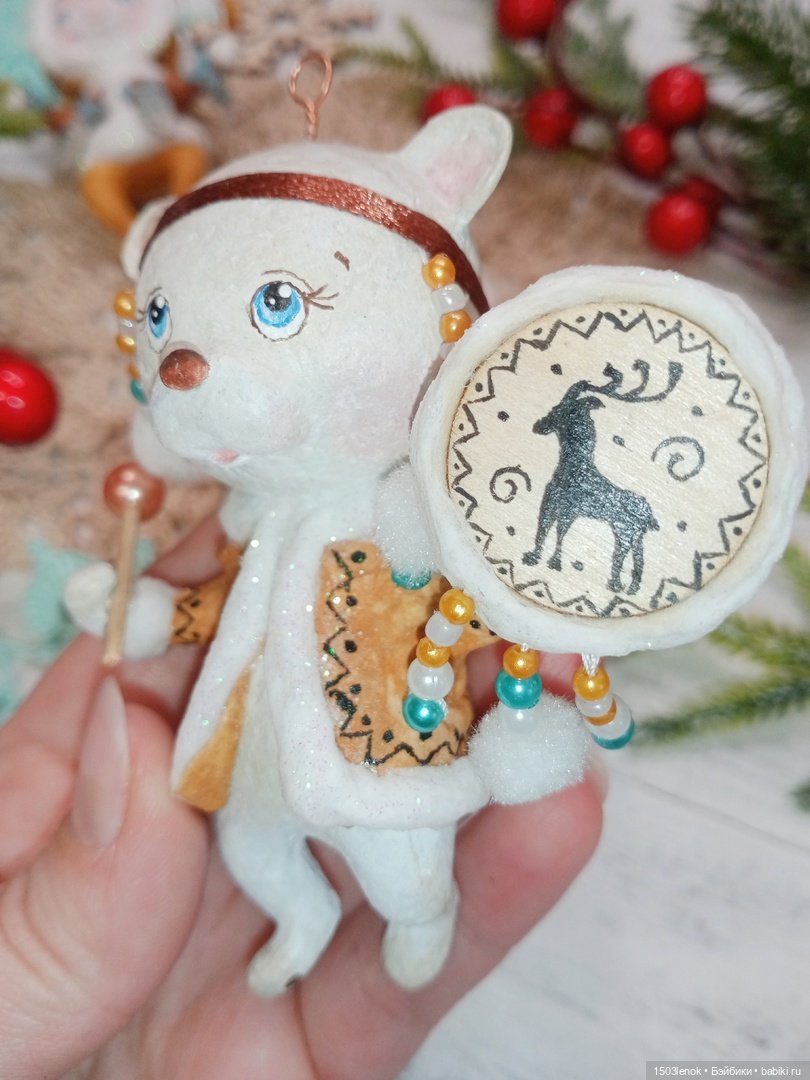Северная мишка (ёлочная игрушка) (фото 10)