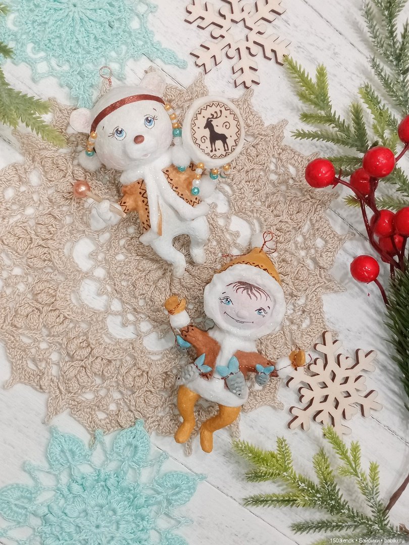 Северная мишка (ёлочная игрушка)