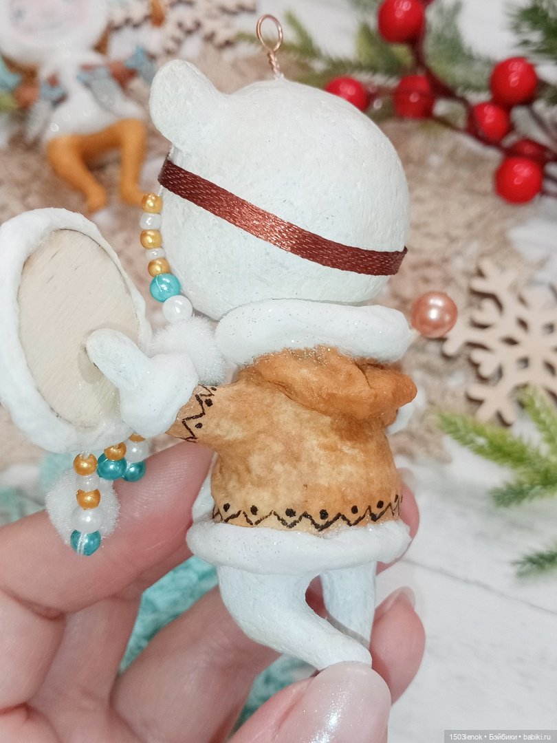 Северная мишка (ёлочная игрушка)