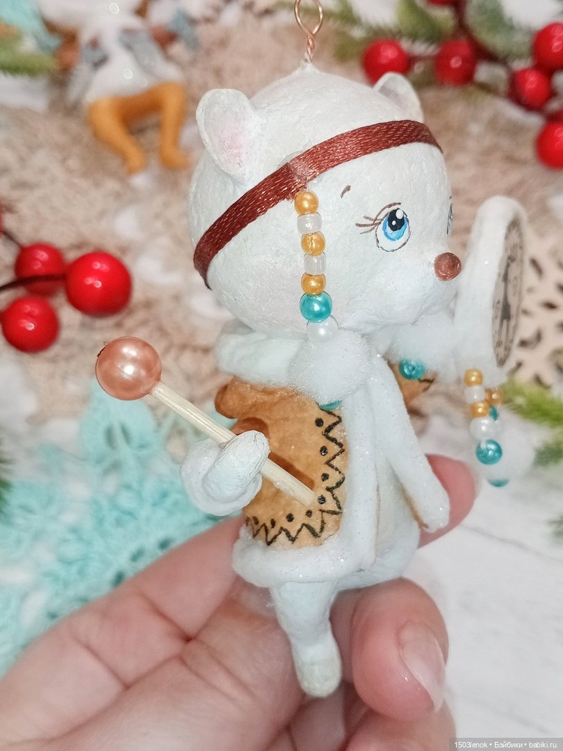 Северная мишка (ёлочная игрушка) (фото 4)
