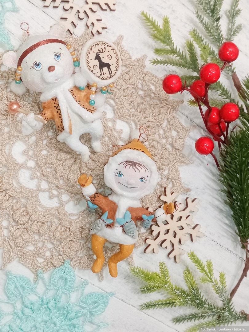 Северная мишка (ёлочная игрушка) (фото 2)