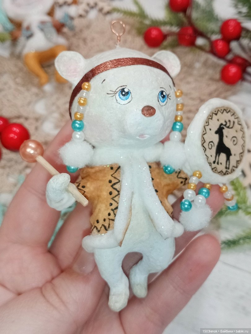 Северная мишка (ёлочная игрушка) (фото 8)