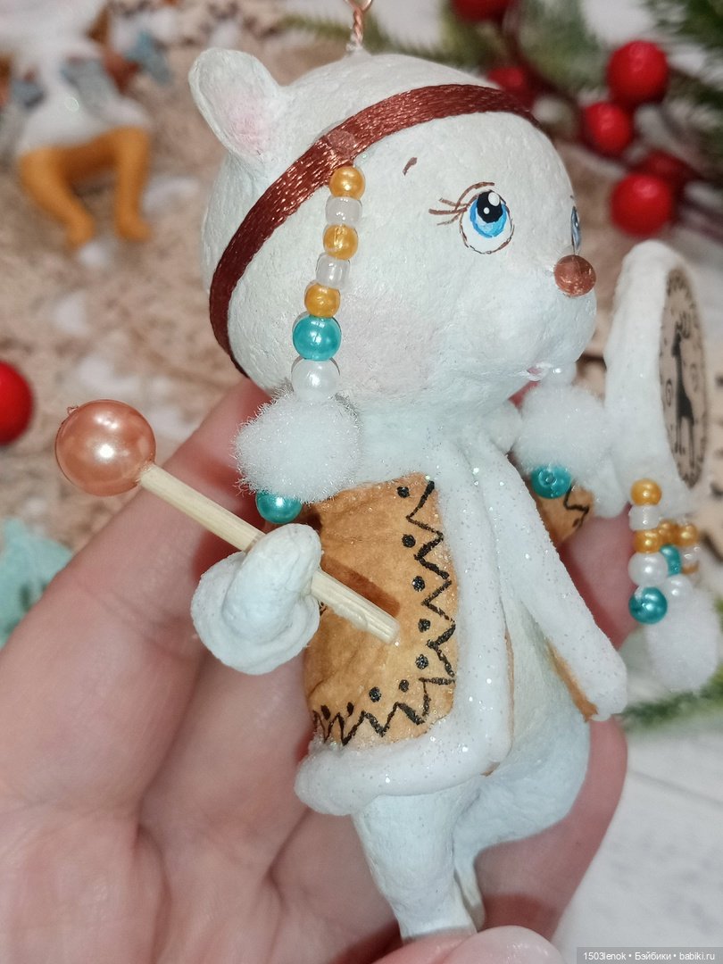 Северная мишка (ёлочная игрушка) (фото 7)