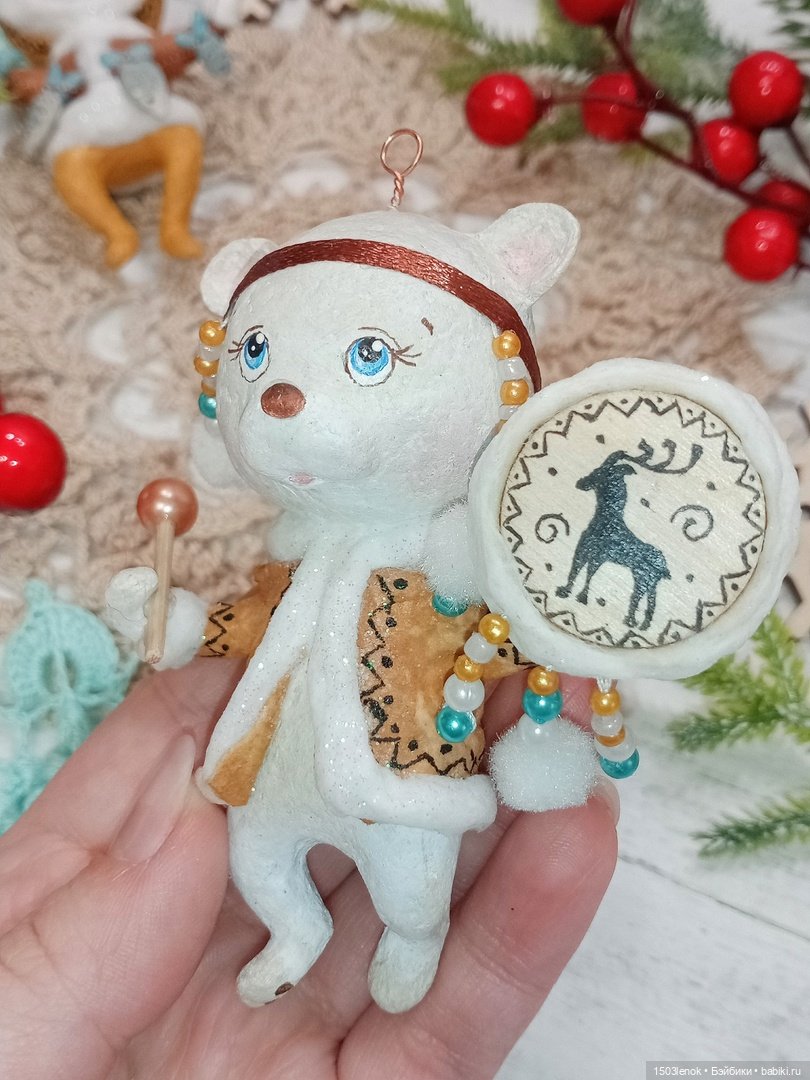 Северная мишка (ёлочная игрушка) (фото 9)