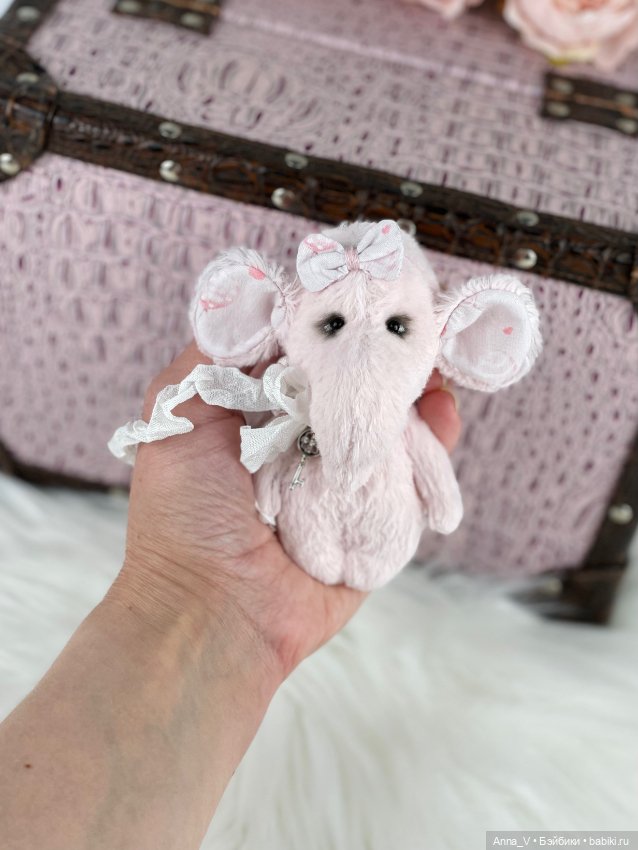 Тедди слонька Тося — Авторские мишки Тедди и друзья: фото (фото 2)