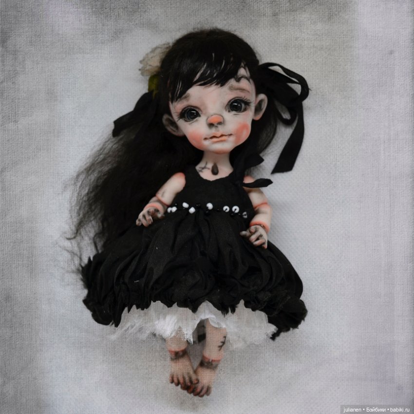 Моя готическая девочка — Лепка авторских кукол: полимерная глина