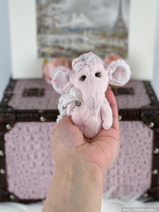 Тедди слонька Тося — Авторские мишки Тедди и друзья: фото (фото 5)