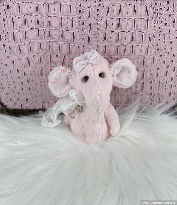 Тедди слонька Тося — Авторские мишки Тедди и друзья: фото (фото 4)