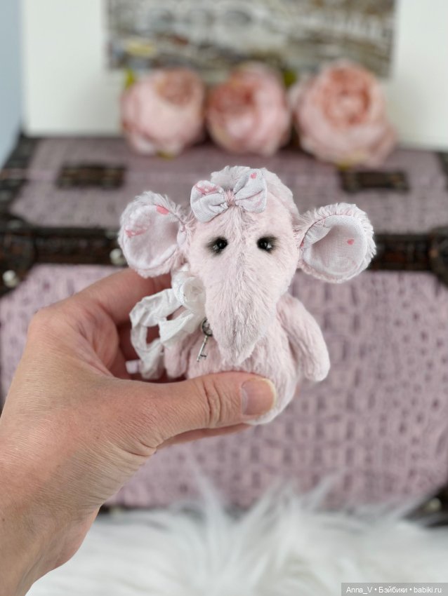 Тедди слонька Тося — Авторские мишки Тедди и друзья: фото