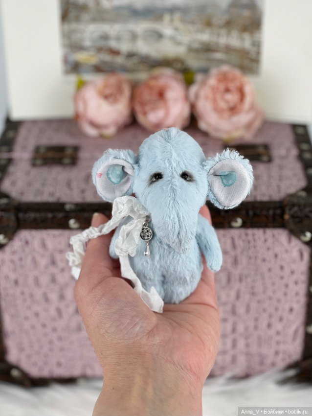 Тедди слонька Бося — Авторские мишки Тедди и друзья: фото (фото 2)