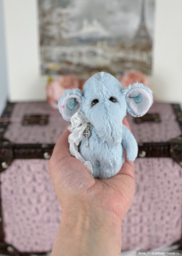 Тедди слонька Бося — Авторские мишки Тедди и друзья: фото