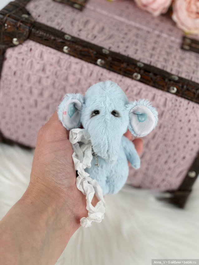 Тедди слонька Бося — Авторские мишки Тедди и друзья: фото (фото 4)