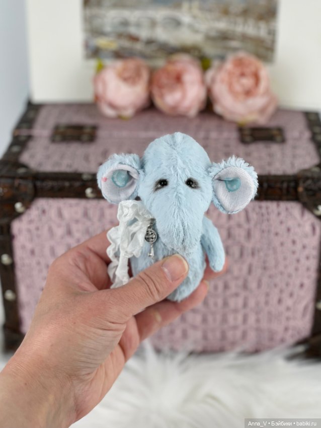 Тедди слонька Бося — Авторские мишки Тедди и друзья: фото (фото 3)