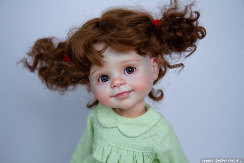 Улыбашка. ООАК куколки Паола Рейна Paola Reina (фото 3)