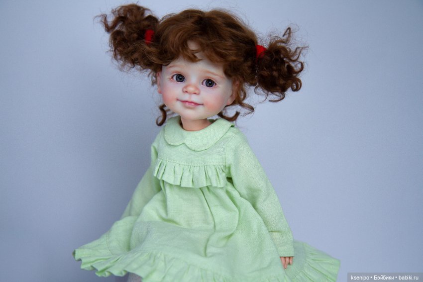 Улыбашка. ООАК куколки Паола Рейна Paola Reina (фото 5)