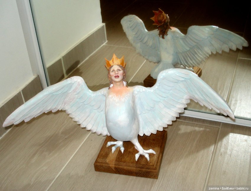 "Птица Счастья" слеплена, осталось расписать (фото 2)