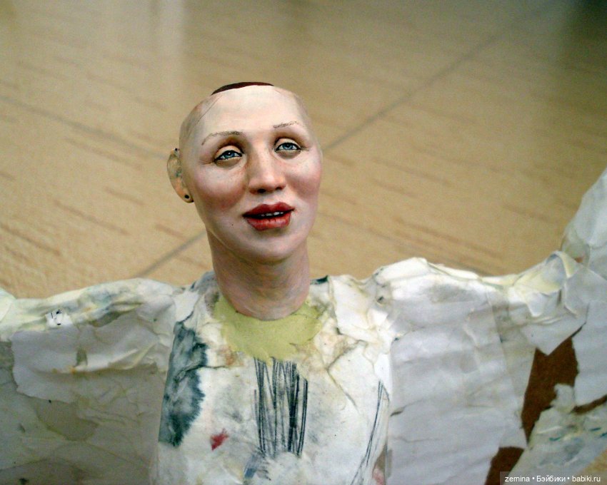 "Птица Счастья" слеплена, осталось расписать (фото 5)