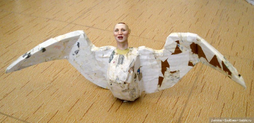 "Птица Счастья" слеплена, осталось расписать (фото 3)