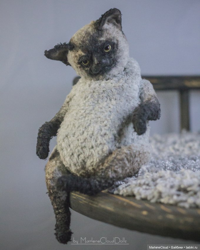 Котик по мастер-классу Тани Бакановой