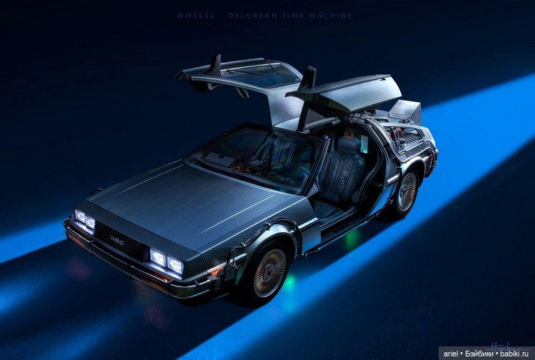 Модель Делореан по мотивам фильма «Назад в будущее 2» (фото 3)