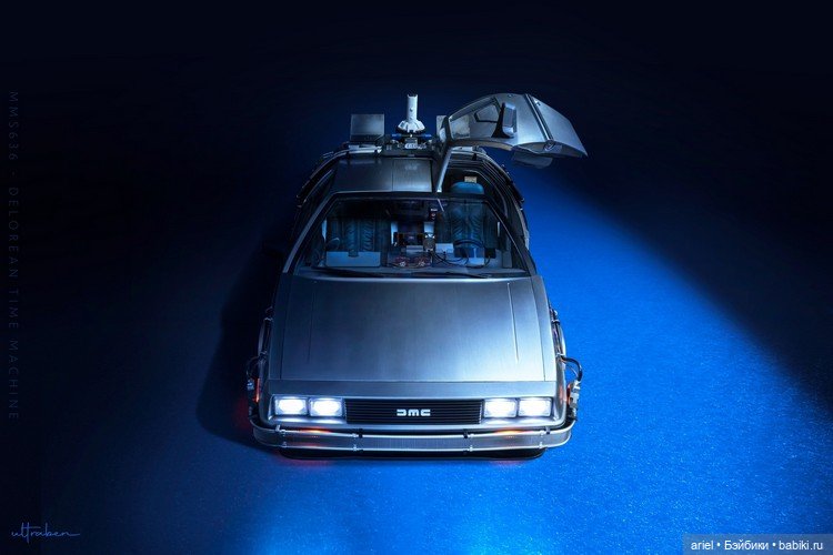 Модель Делореан по мотивам фильма «Назад в будущее 2» (фото 5)