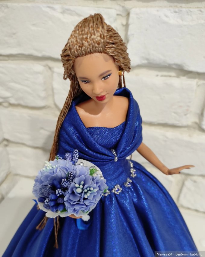 Бесконечно синий — Одежда и обувь для кукол своими руками: фото (фото 3)