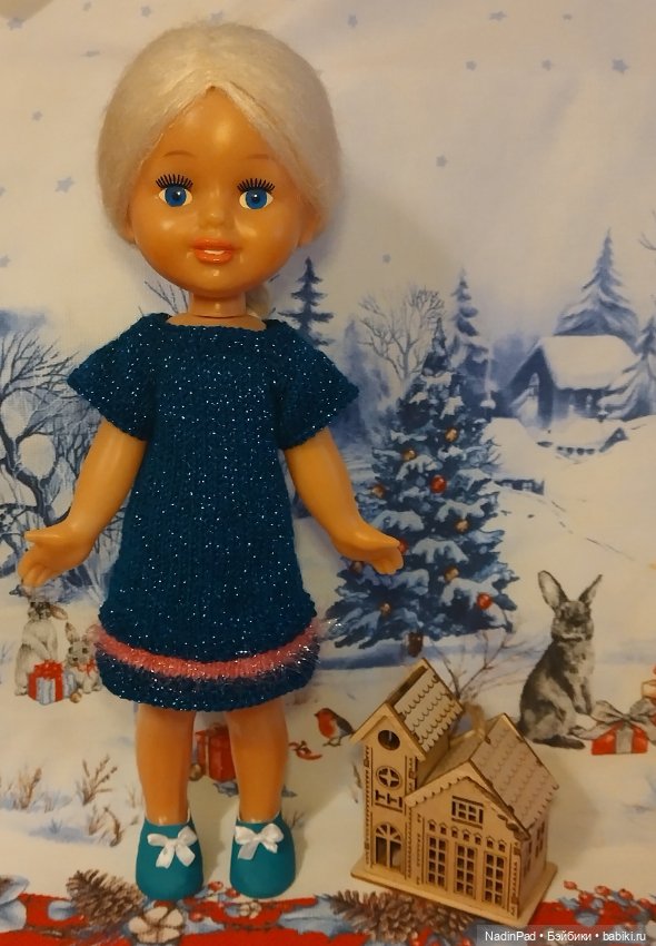 Платье👗для Тоси — Одежда и обувь для кукол своими руками: фото (фото 2)