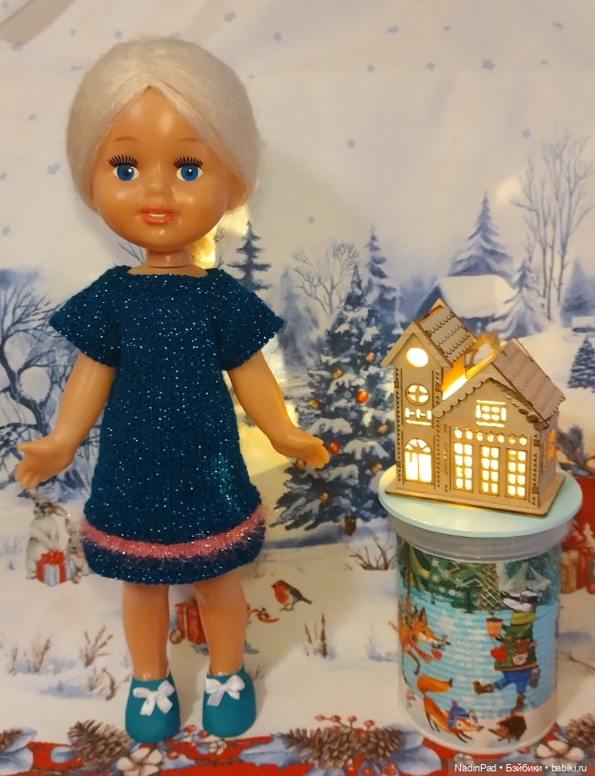 Платье👗для Тоси — Одежда и обувь для кукол своими руками: фото (фото 3)