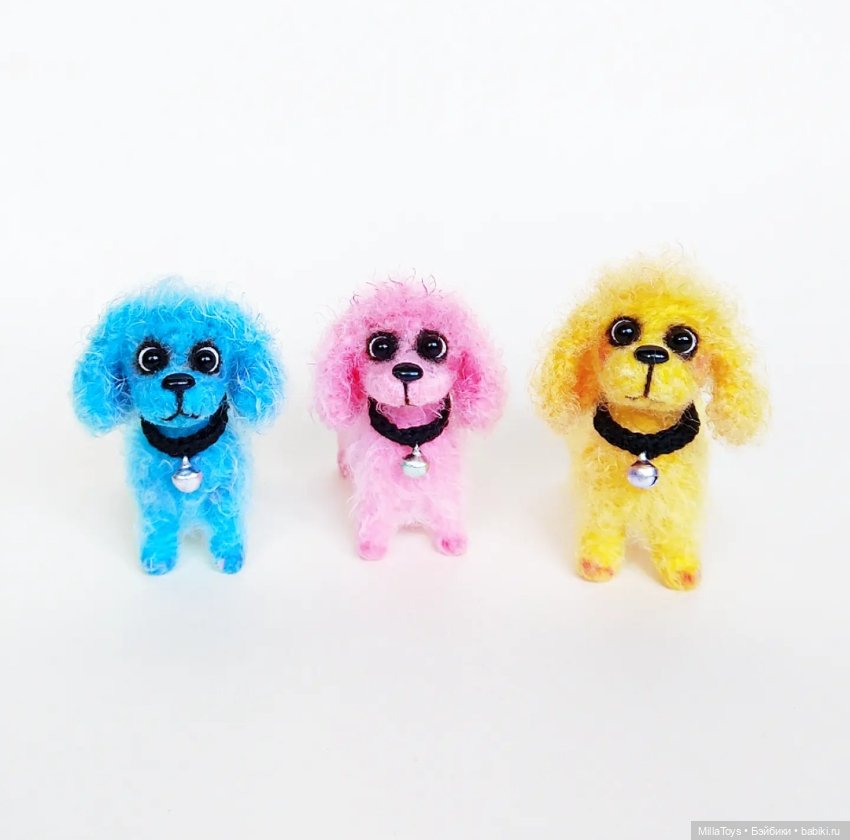 Конфетные пёсики ☺️🍬🐶🍬🍭 — Вязаные игрушки и амигуруми: крючком (фото 2)