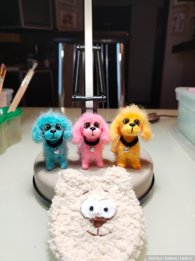 Конфетные пёсики ☺️🍬🐶🍬🍭 — Вязаные игрушки и амигуруми: крючком (фото 6)