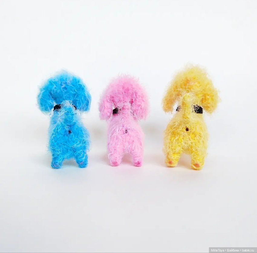 Конфетные пёсики ☺️🍬🐶🍬🍭 — Вязаные игрушки и амигуруми: крючком (фото 4)