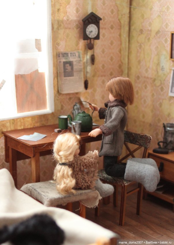 Блокадные будни — Румбоксы и кукольные интерьеры: фото (фото 9)
