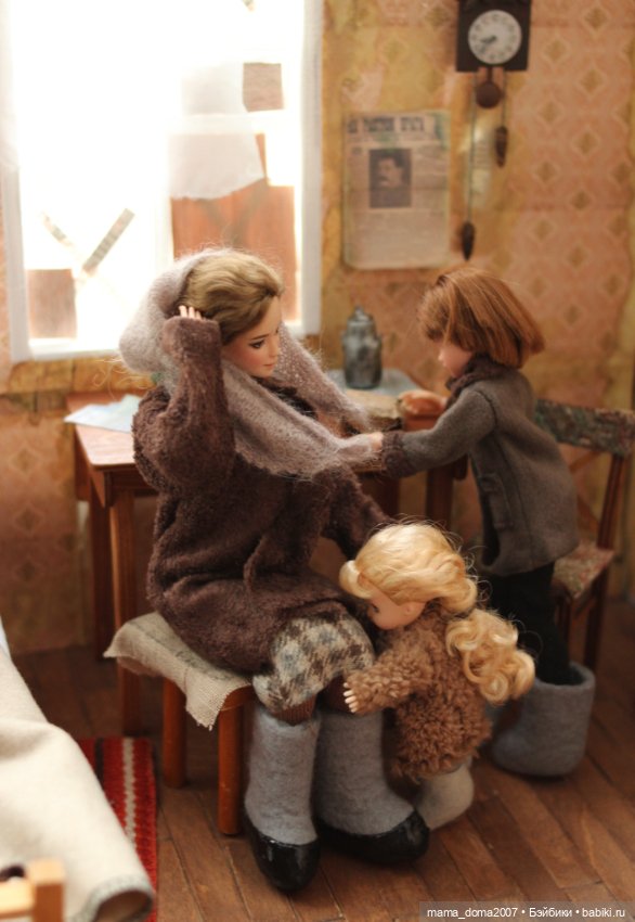 Блокадные будни — Румбоксы и кукольные интерьеры: фото