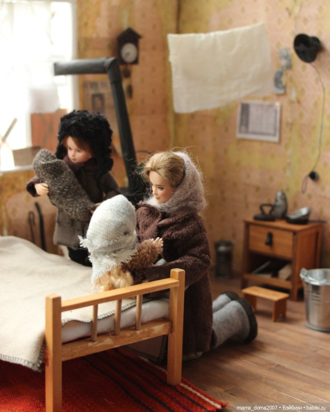 Блокадные будни — Румбоксы и кукольные интерьеры: фото