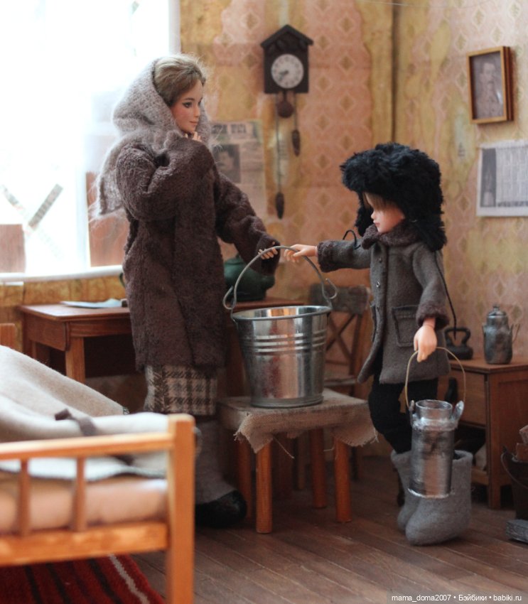 Блокадные будни — Румбоксы и кукольные интерьеры: фото