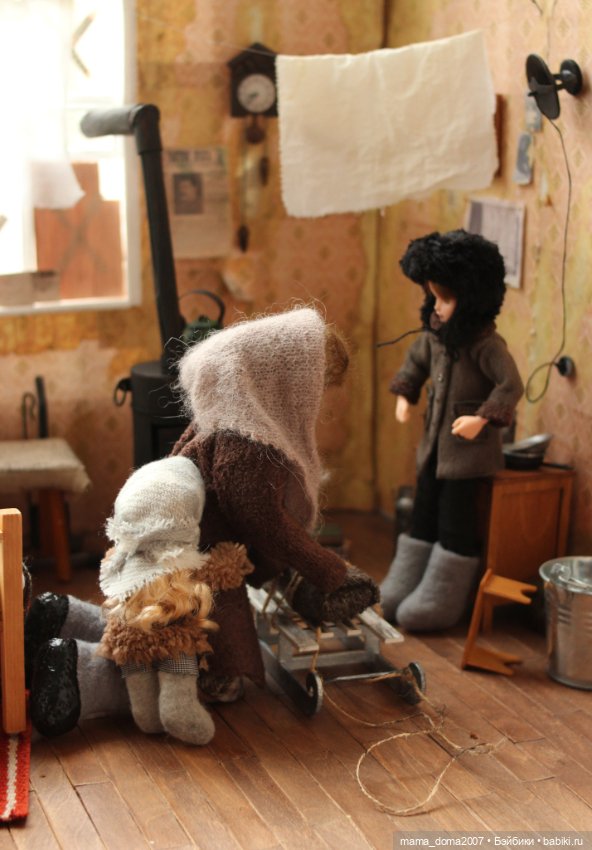 Блокадные будни — Румбоксы и кукольные интерьеры: фото