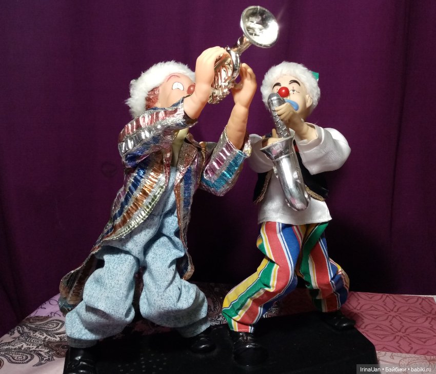 Веселые клоуны — Реставрация и преображение кукол: ремонт (фото 3)