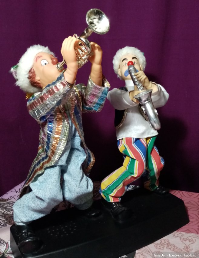 Веселые клоуны — Реставрация и преображение кукол: ремонт (фото 8)