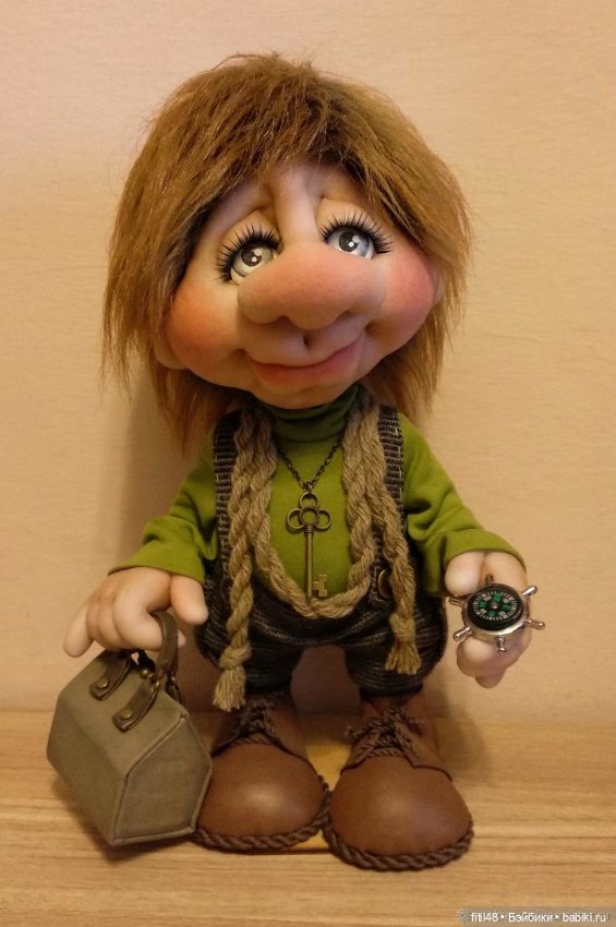 Добрые гномики из чулка Ирины Мокреевой