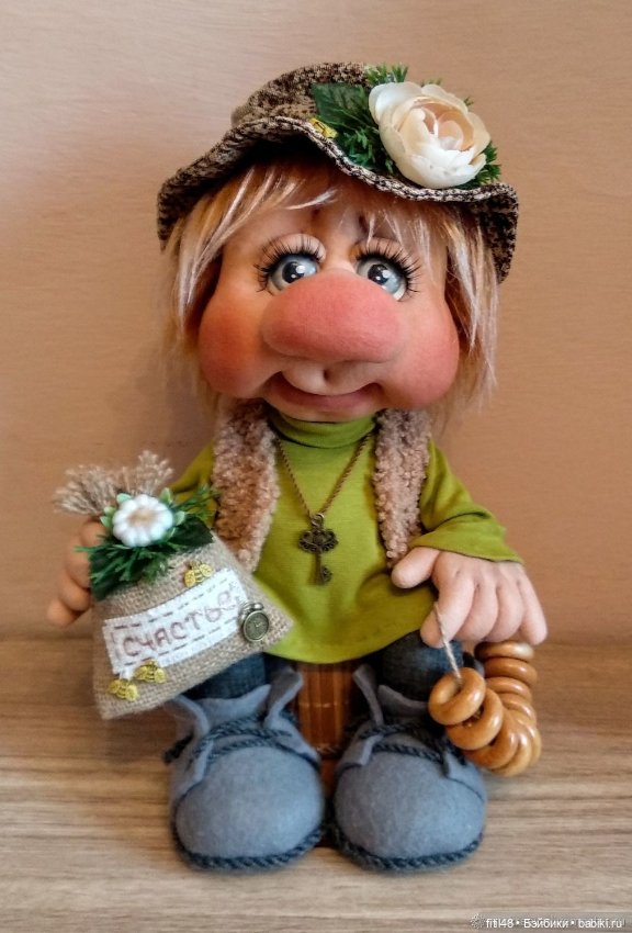 Добрые гномики из чулка Ирины Мокреевой