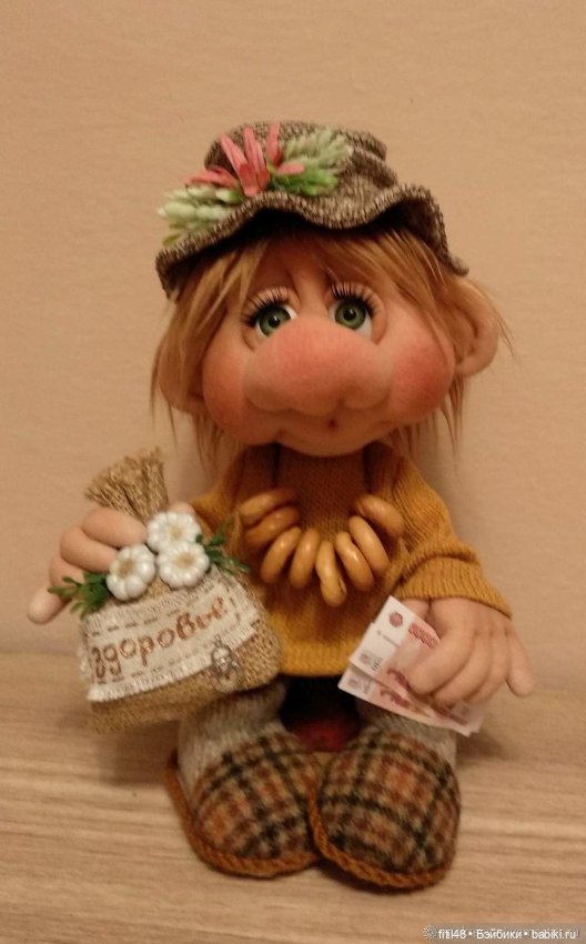Добрые гномики из чулка Ирины Мокреевой