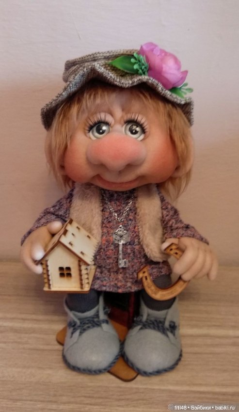 Добрые гномики из чулка Ирины Мокреевой