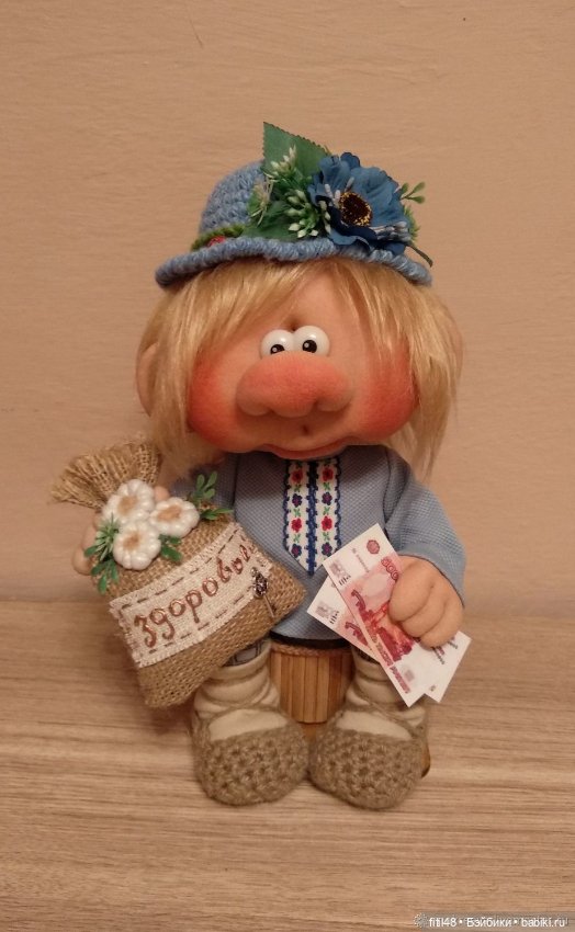 Добрые гномики из чулка Ирины Мокреевой