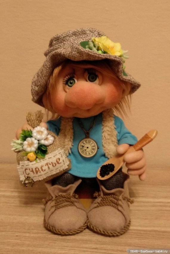 Добрые гномики из чулка Ирины Мокреевой