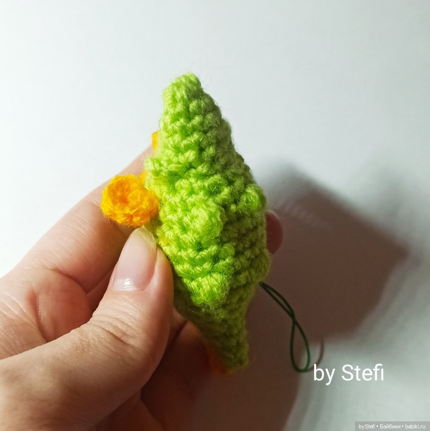 Покажу своего дракона (микро или мини + описание. Связан крючком. Без пришивных деталей (фото 3)
