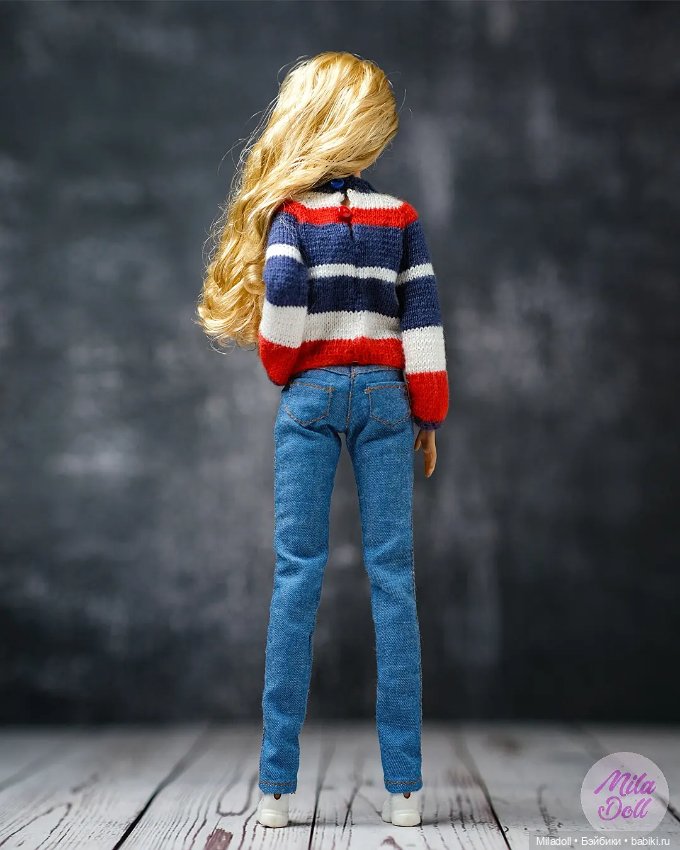 Джинсовый комплект для Барби моей работы (фото 5)