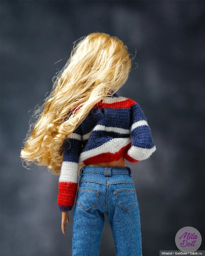 Джинсовый комплект для Барби моей работы (фото 7)