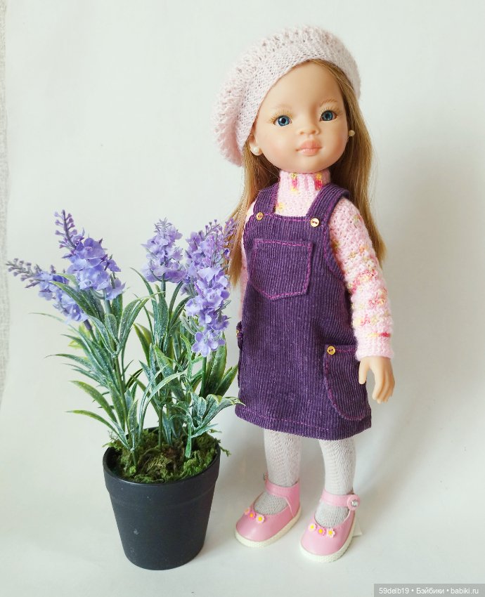 Два лиловых сарафана — Одежда и обувь для кукол своими руками: фото