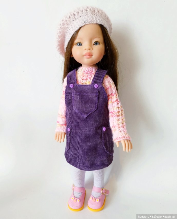 Два лиловых сарафана — Одежда и обувь для кукол своими руками: фото