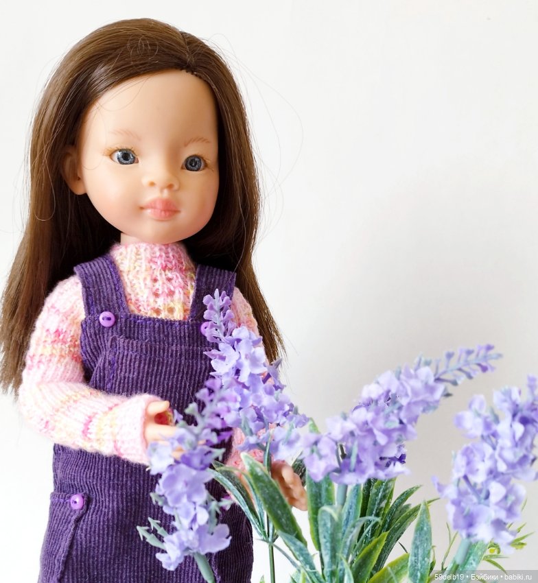 Два лиловых сарафана — Одежда и обувь для кукол своими руками: фото (фото 4)